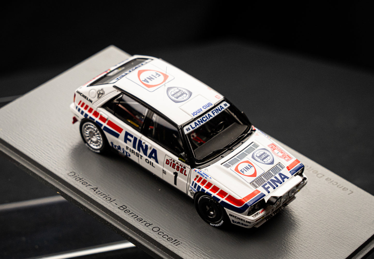 Lancia Delta Integrale 16V #1 D. Auriol / B. Occelli Winner Rallye SanRemo 1991 Spark 1:43