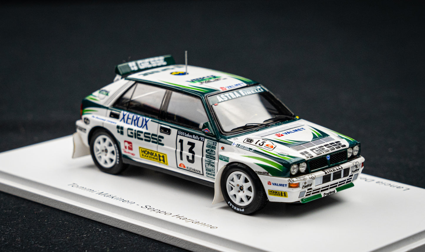 Lancia Delta HF Integrale EVO #13 T.Mäkinen / S. Harjanne P4 Rallye Finnland 1993 Spark 1:43