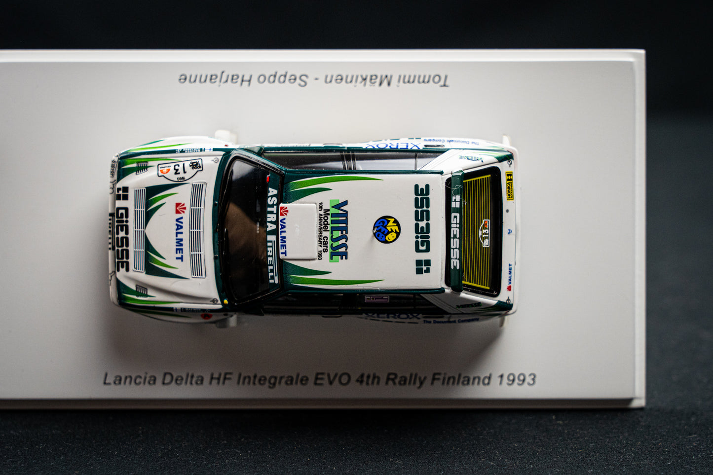 Lancia Delta HF Integrale EVO #13 T.Mäkinen / S. Harjanne P4 Rallye Finnland 1993 Spark 1:43