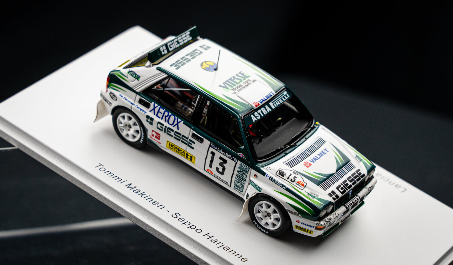 Lancia Delta HF Integrale EVO #13 T.Mäkinen / S. Harjanne P4 Rallye Finnland 1993 Spark 1:43