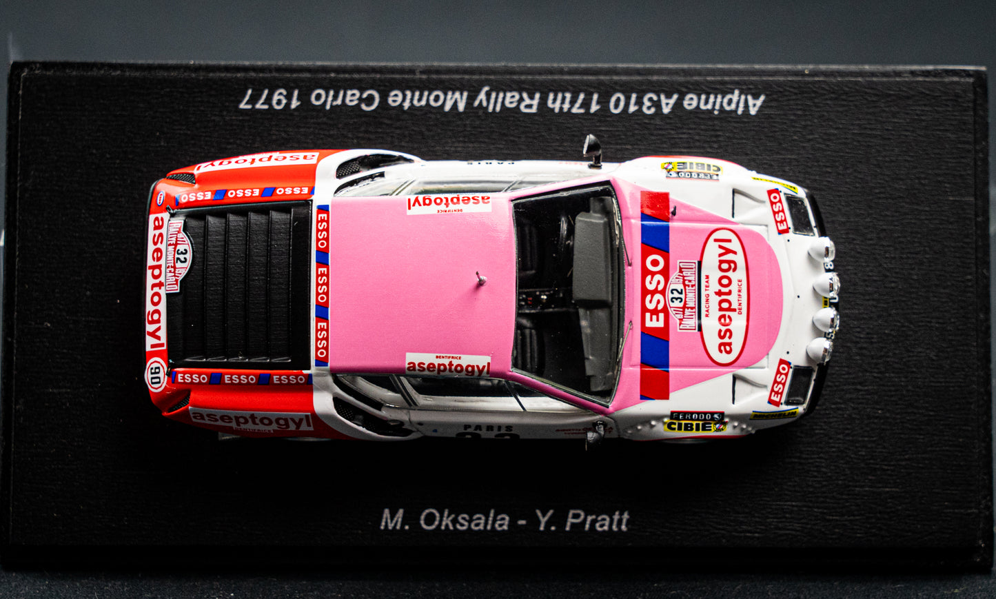 Renault Alpine A310 #32 M. Oksala / Y. Pratt P17 Rallye Monte Carlo 1977 Spark 1:43