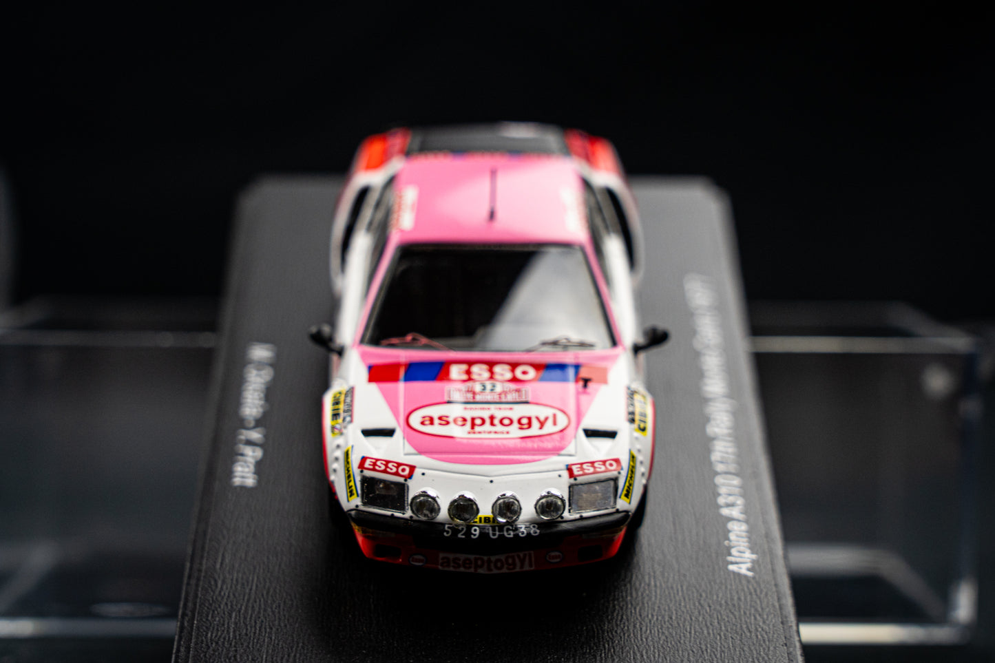 Renault Alpine A310 #32 M. Oksala / Y. Pratt P17 Rallye Monte Carlo 1977 Spark 1:43