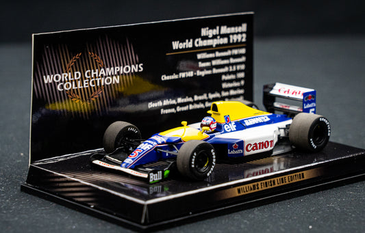 Nigel Mansell #5 Williams FW14B Formel 1 Weltmeister 1992 - Minichamps 1:43