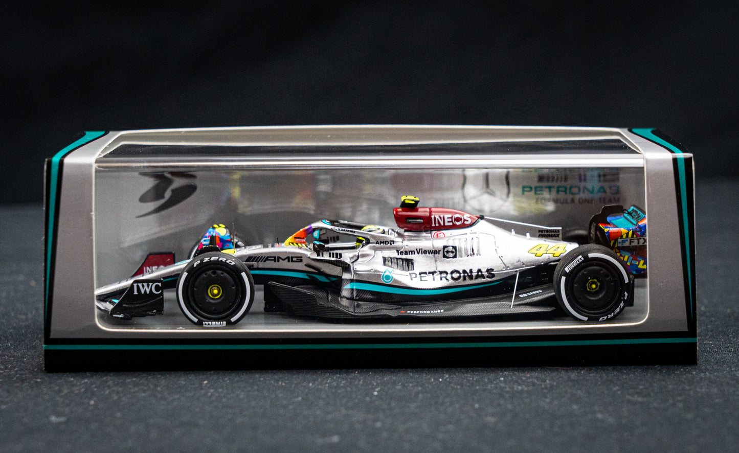 Mercedes-AMG W13E Petronas #44 Lewis Hamilton F1 GP Miami 2022, Spark 1:43,