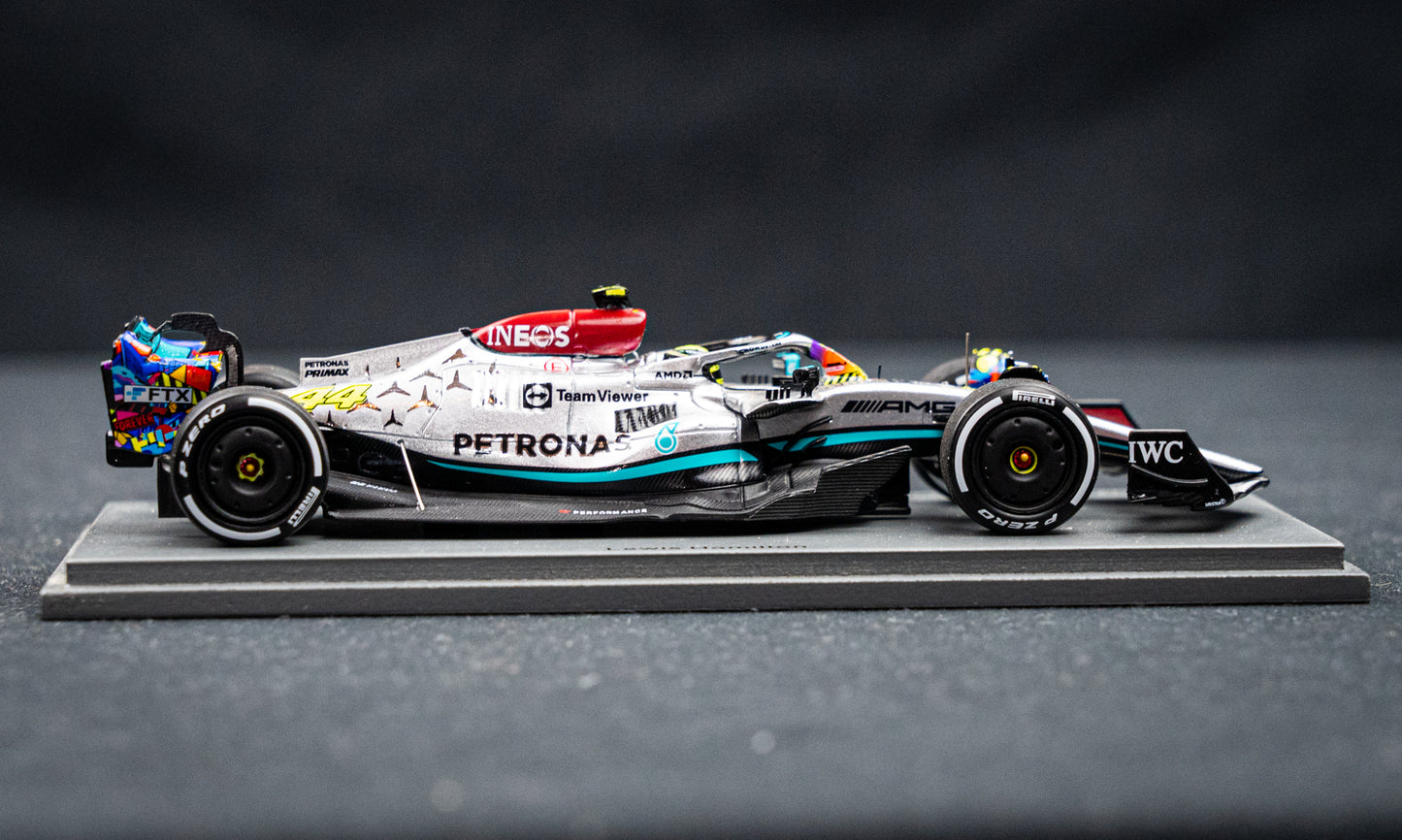 Mercedes-AMG W13E Petronas #44 Lewis Hamilton F1 GP Miami 2022, Spark 1:43,