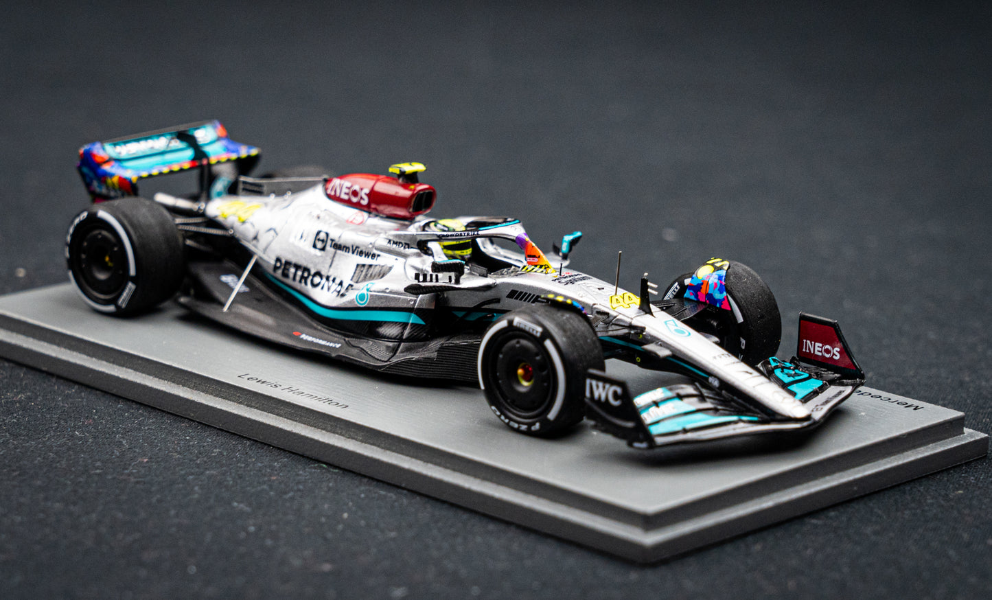 Mercedes-AMG W13E Petronas #44 Lewis Hamilton F1 GP Miami 2022, Spark 1:43,