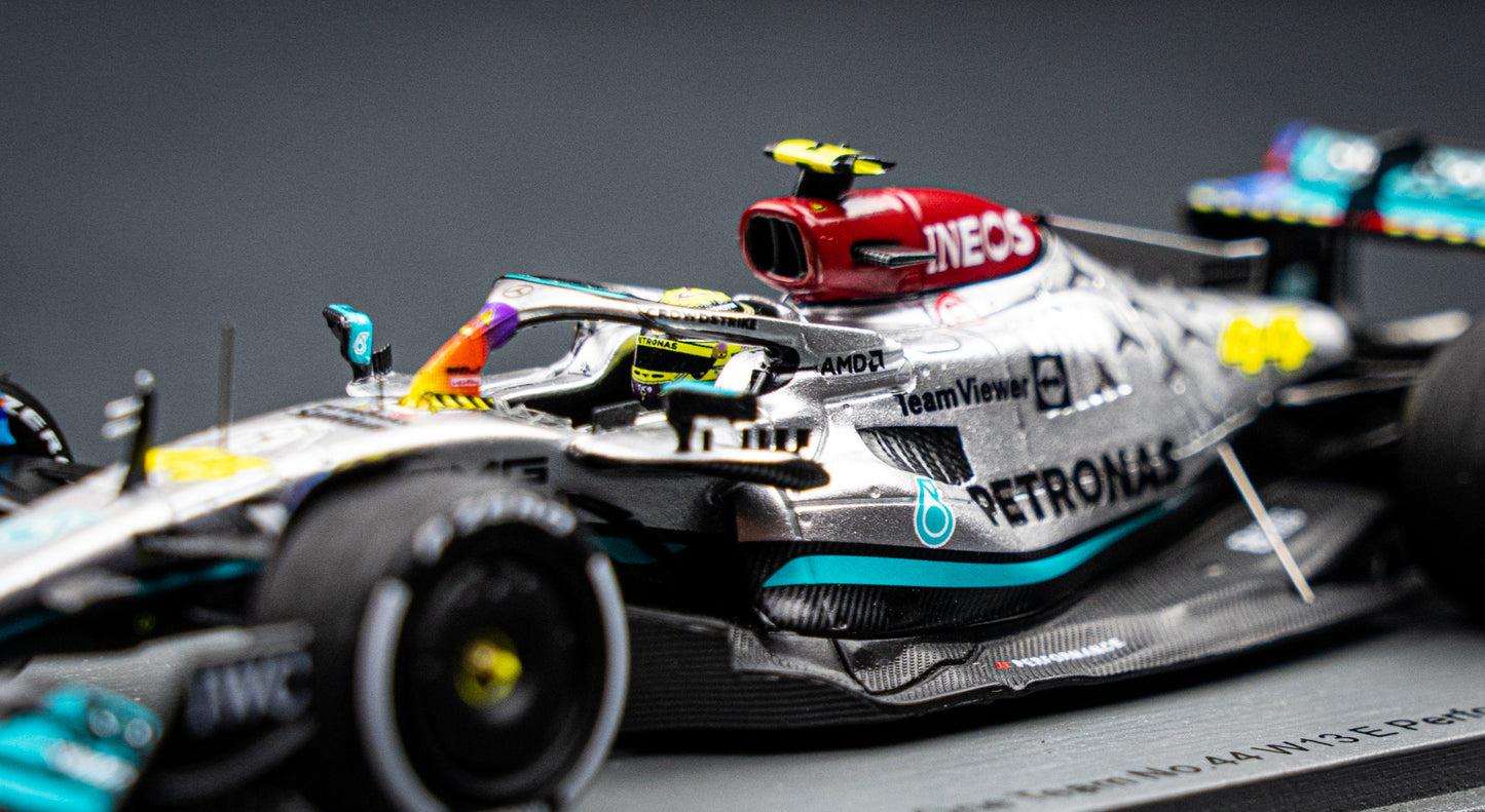 Mercedes-AMG W13E Petronas #44 Lewis Hamilton F1 GP Miami 2022, Spark 1:43,