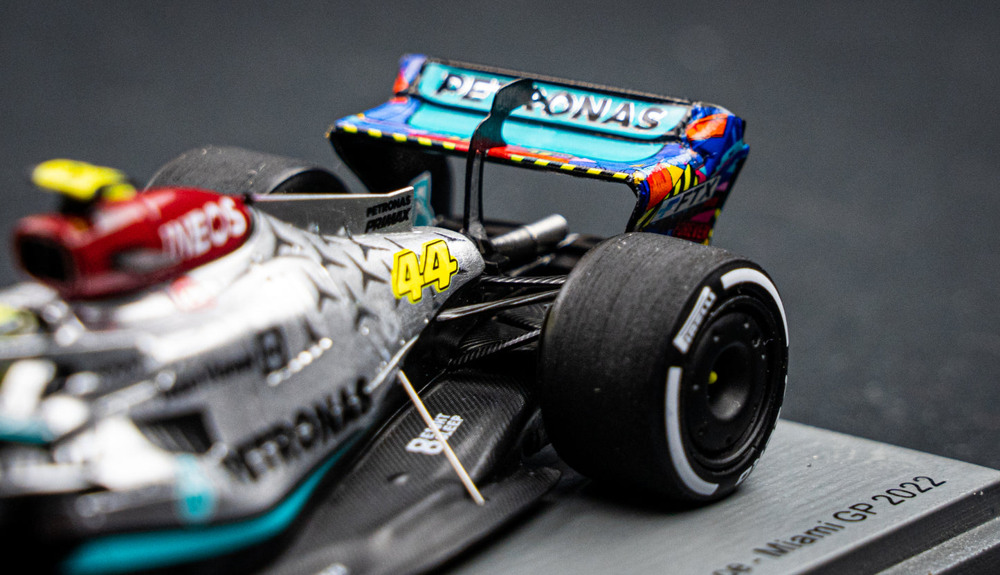 Mercedes-AMG W13E Petronas #44 Lewis Hamilton F1 GP Miami 2022, Spark 1:43,