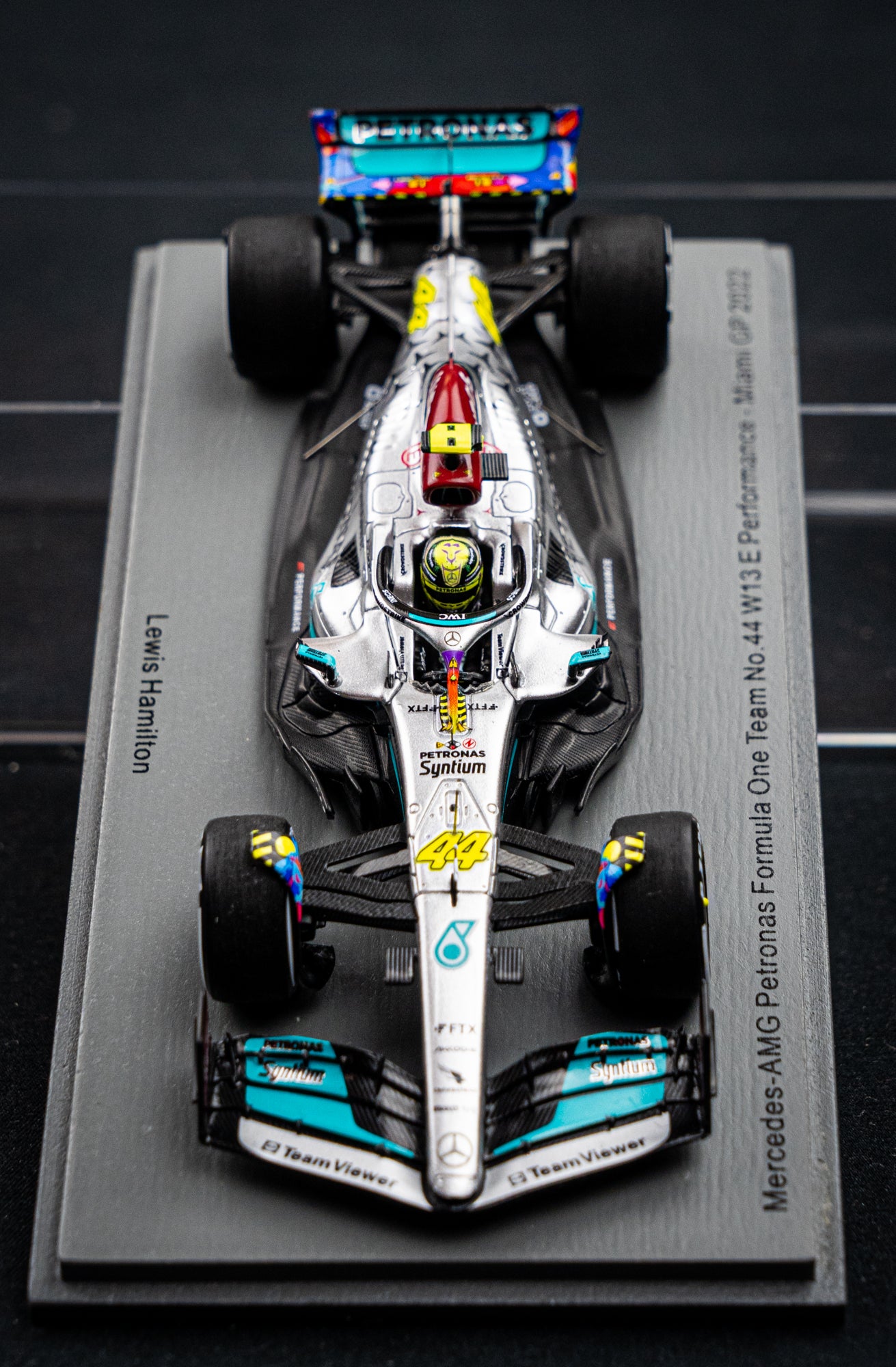 Mercedes-AMG W13E Petronas #44 Lewis Hamilton F1 GP Miami 2022, Spark 1:43,