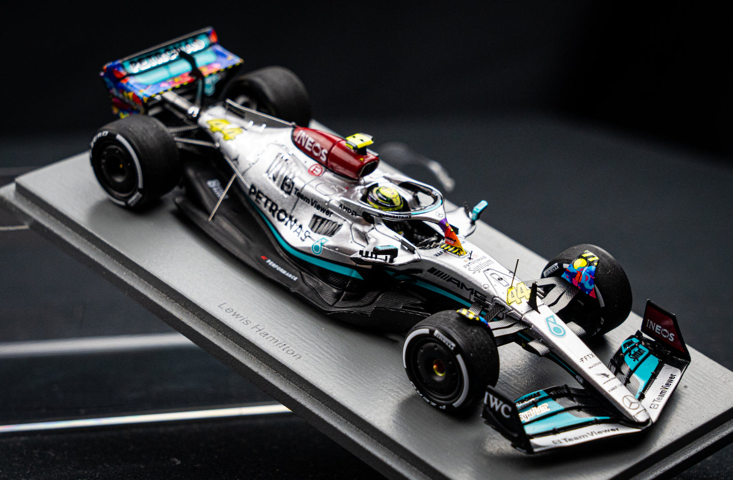 Mercedes-AMG W13E Petronas #44 Lewis Hamilton F1 GP Miami 2022, Spark 1:43,