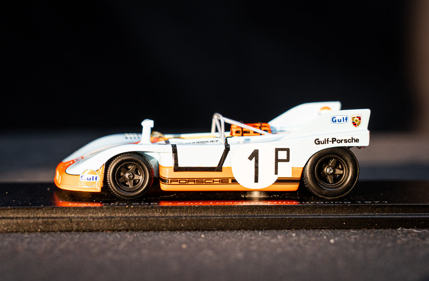 Porsche 908/03 #1 lim. 750 pcs. Rodriguez/Siffert 2nd 1000km Nürburgring 1971 Spark 1:43
