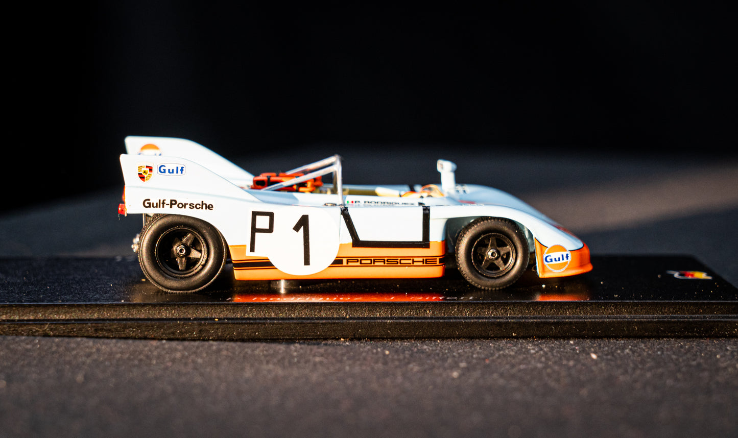 Porsche 908/03 #1 lim. 750 pcs. Rodriguez/Siffert 2nd 1000km Nürburgring 1971 Spark 1:43