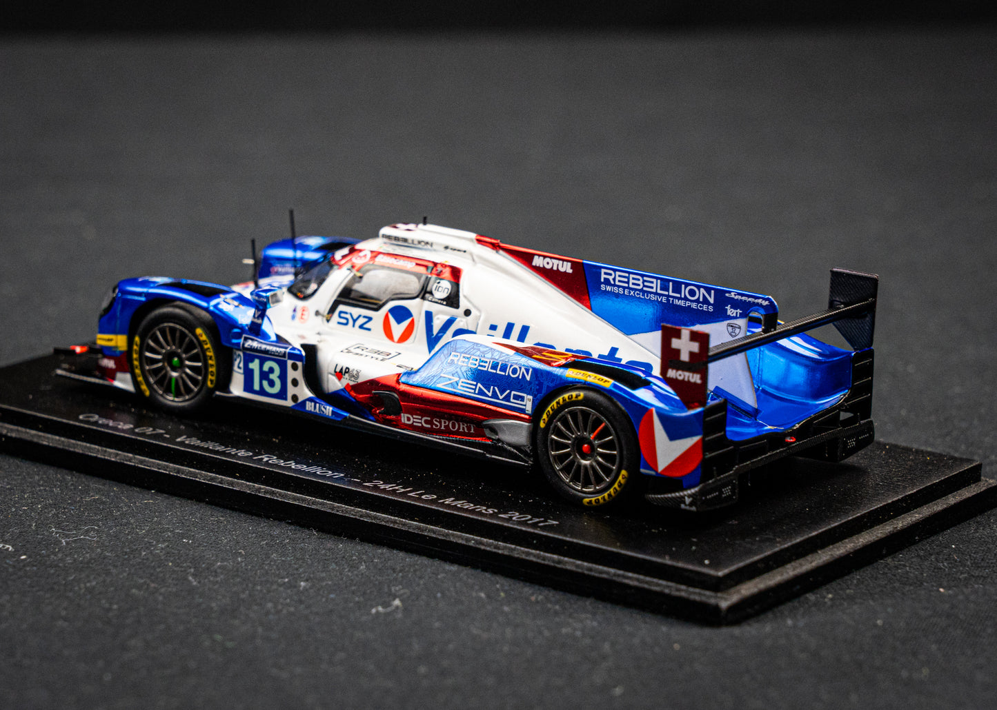 Oreca 07 Vaillante Rebellion #31 Piquet / Heinemeier / Beche 24h Le Mans 2017 Spark 1:43