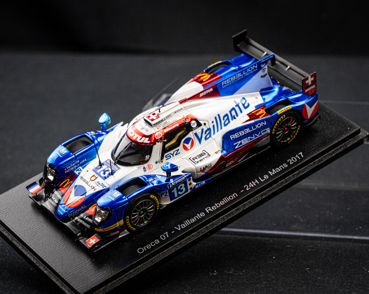 Oreca 07 Vaillante Rebellion #31 Piquet / Heinemeier / Beche 24h Le Mans 2017 Spark 1:43