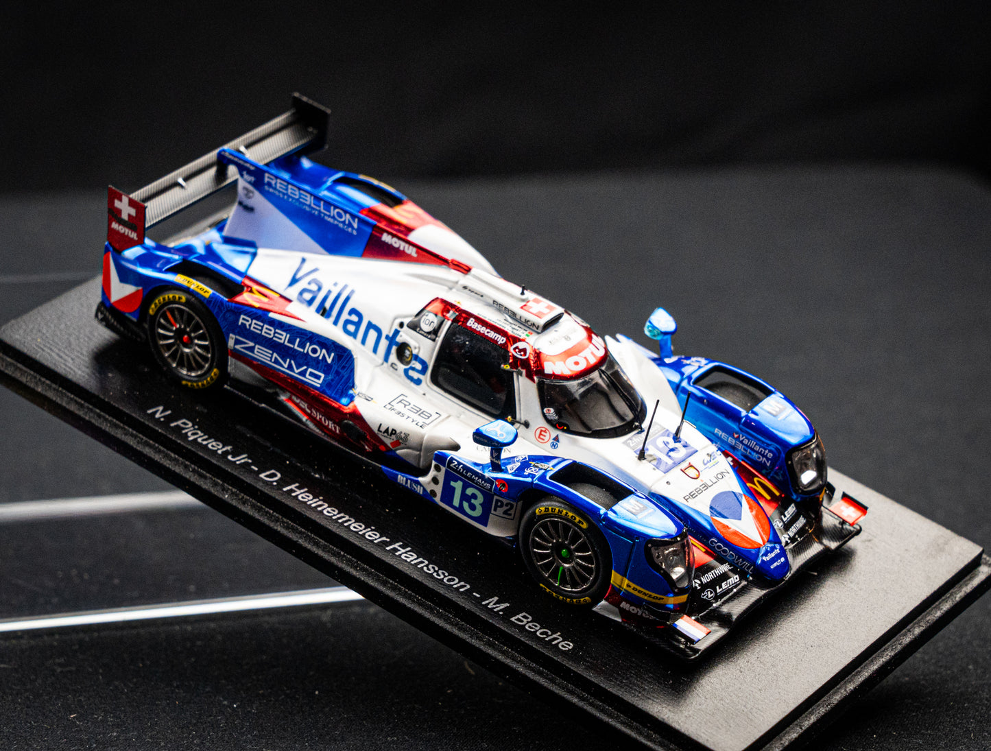 Oreca 07 Vaillante Rebellion #31 Piquet / Heinemeier / Beche 24h Le Mans 2017 Spark 1:43