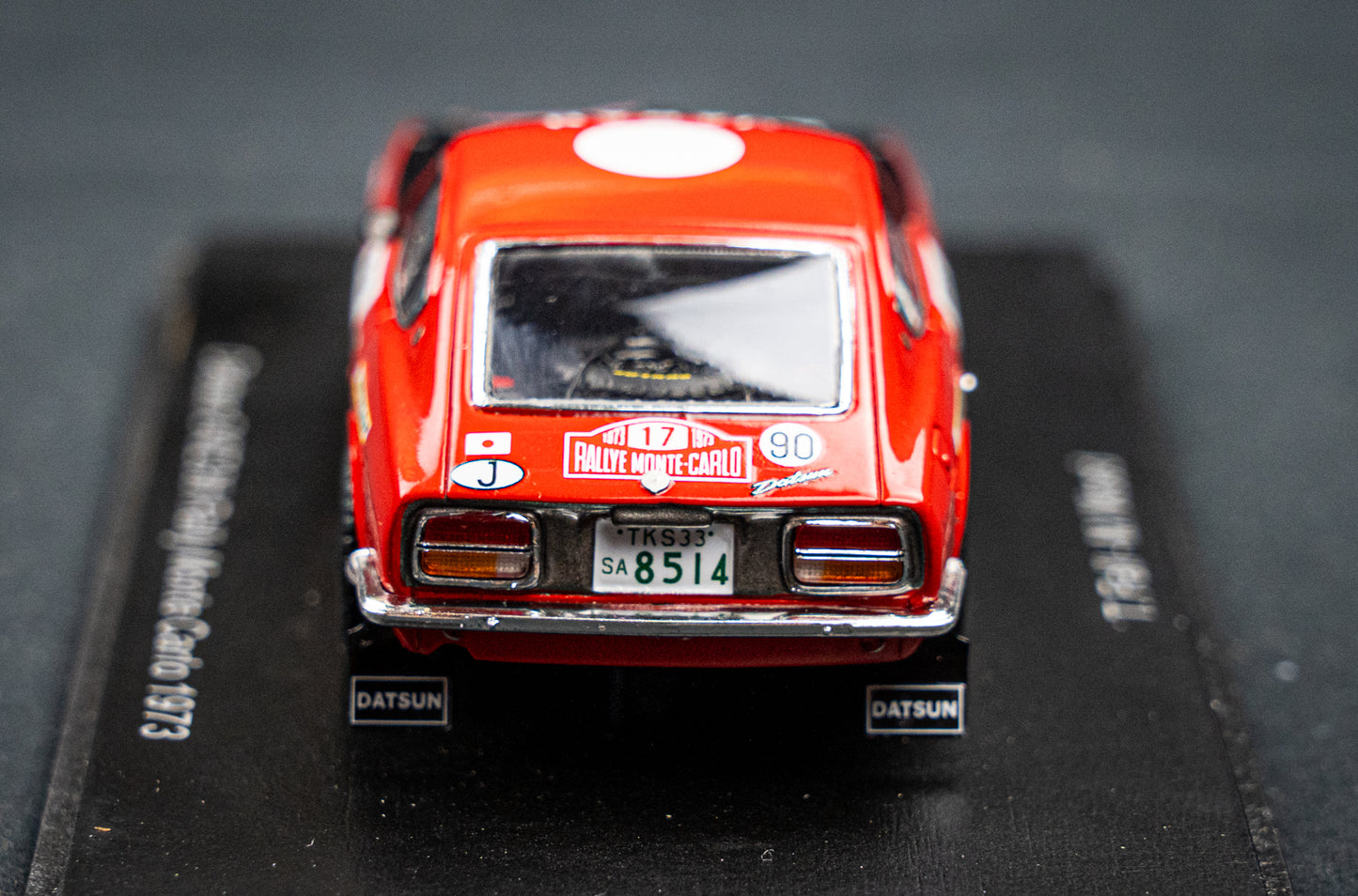 Datsun 240Z #17 T. Fall / M. Wood - 9th Rallye Monte Carlo 1973 - Spark 1:43