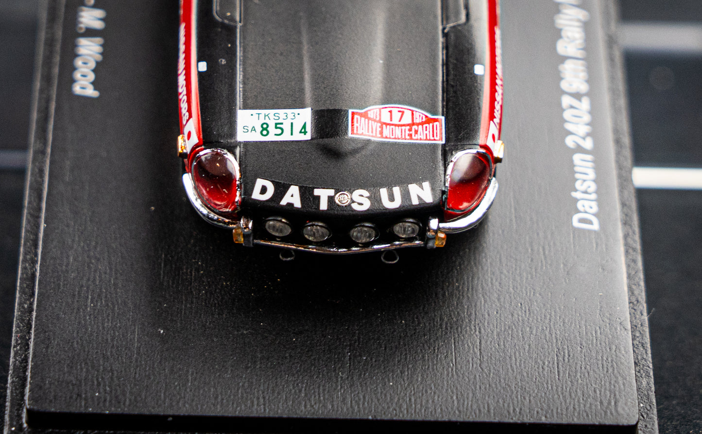 Datsun 240Z #17 T. Fall / M. Wood - 9th Rallye Monte Carlo 1973 - Spark 1:43