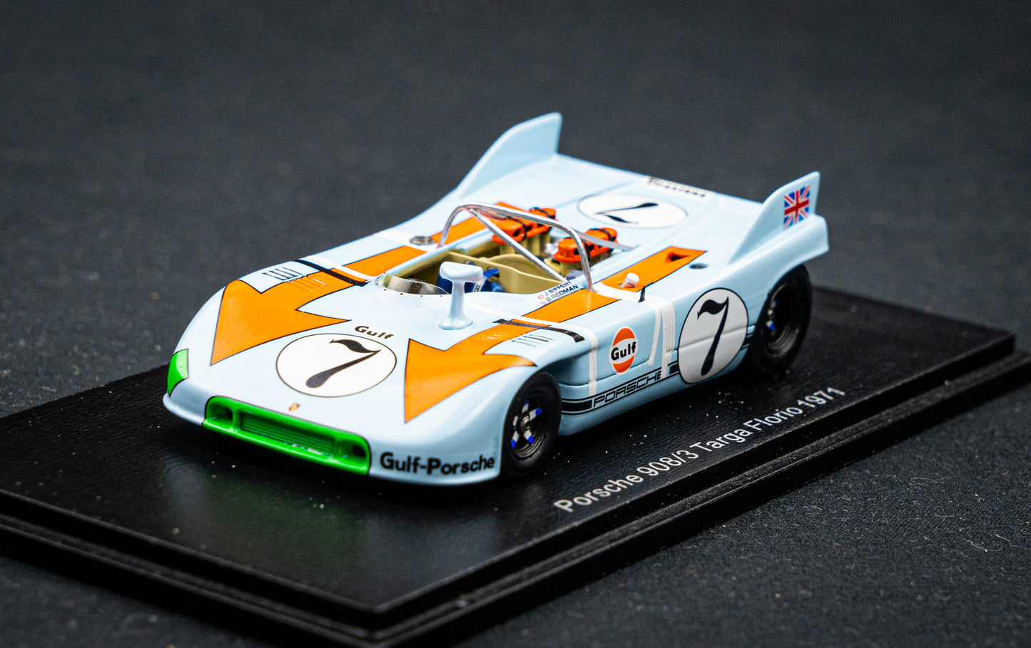 Porsche 908/03 Gulf #7 J. Siffert / B. Redman - Targa Florio 1971 Spark 1:43