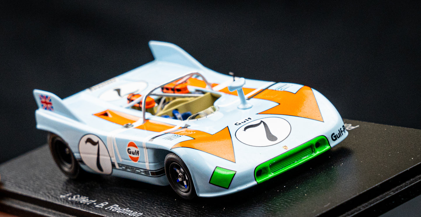 Porsche 908/03 Gulf #7 J. Siffert / B. Redman - Targa Florio 1971 Spark 1:43