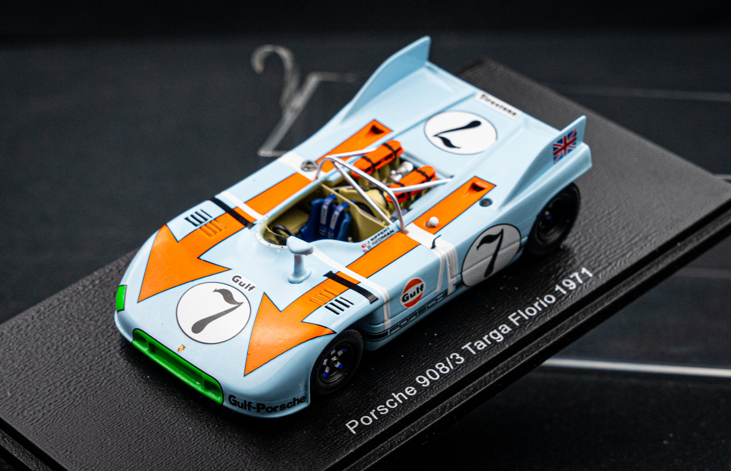 Porsche 908/03 Gulf #7 J. Siffert / B. Redman - Targa Florio 1971 Spark 1:43