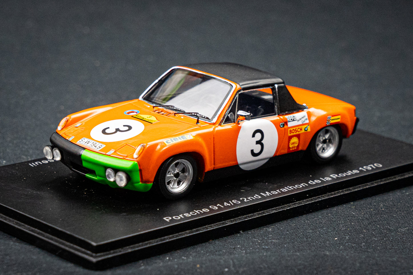 Porsche 914/6 #3 Waldegaard / Andersson / Chasseuil 2rd Marathon de la Route Nürburgring 1970