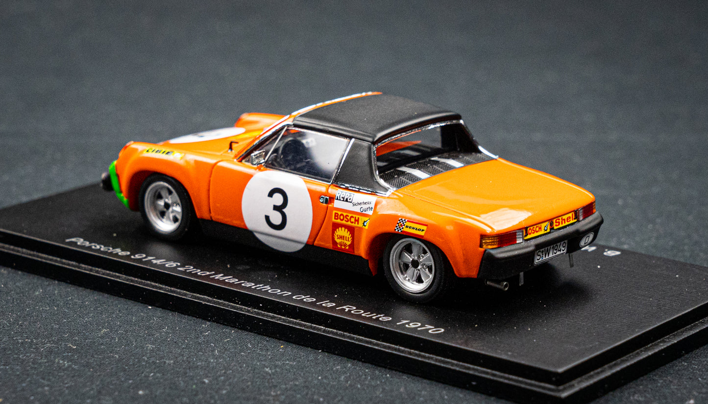 Porsche 914/6 #3 Waldegaard / Andersson / Chasseuil 2rd Marathon de la Route Nürburgring 1970