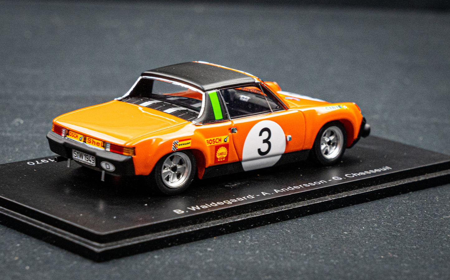 Porsche 914/6 #3 Waldegaard / Andersson / Chasseuil 2rd Marathon de la Route Nürburgring 1970