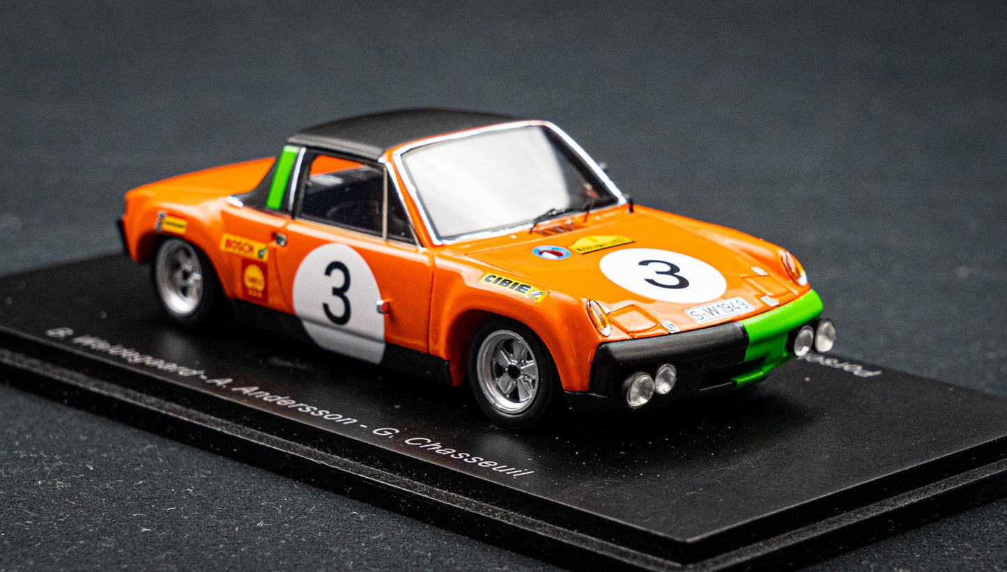 Porsche 914/6 #3 Waldegaard / Andersson / Chasseuil 2rd Marathon de la Route Nürburgring 1970