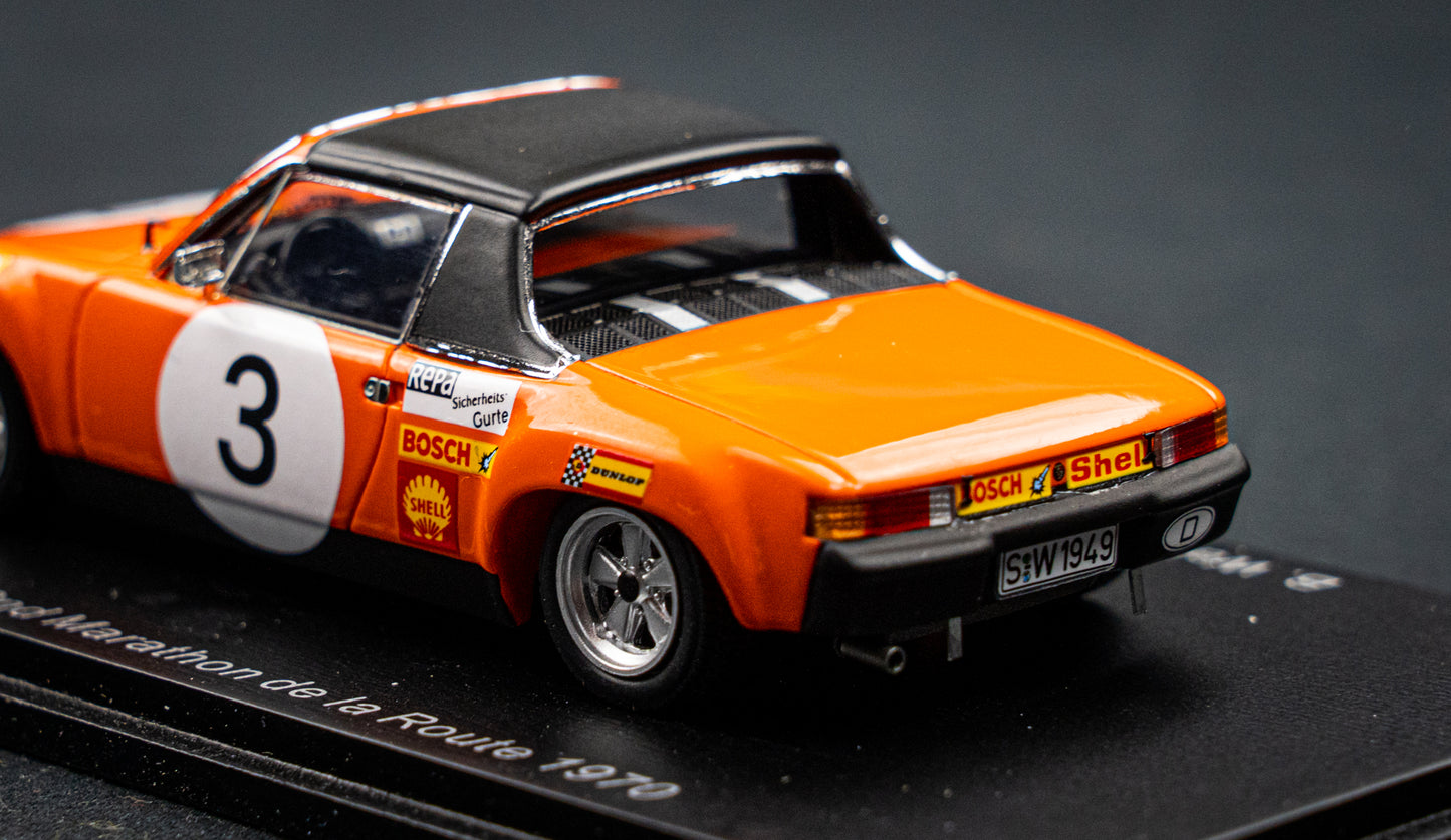 Porsche 914/6 #3 Waldegaard / Andersson / Chasseuil 2rd Marathon de la Route Nürburgring 1970