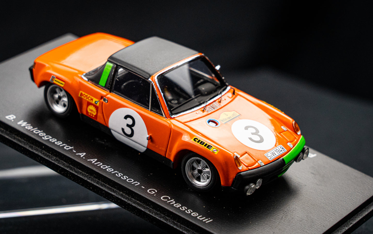 Porsche 914/6 #3 Waldegaard / Andersson / Chasseuil 2rd Marathon de la Route Nürburgring 1970