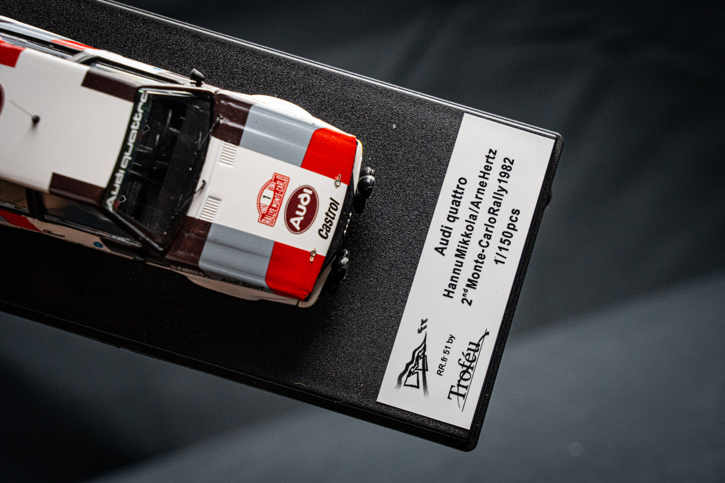 Audi Quattro lim. edition 1/150 Stk. #1 H. Mikkola / A. Hertz 2nd Rallye Monte Carlo 1982