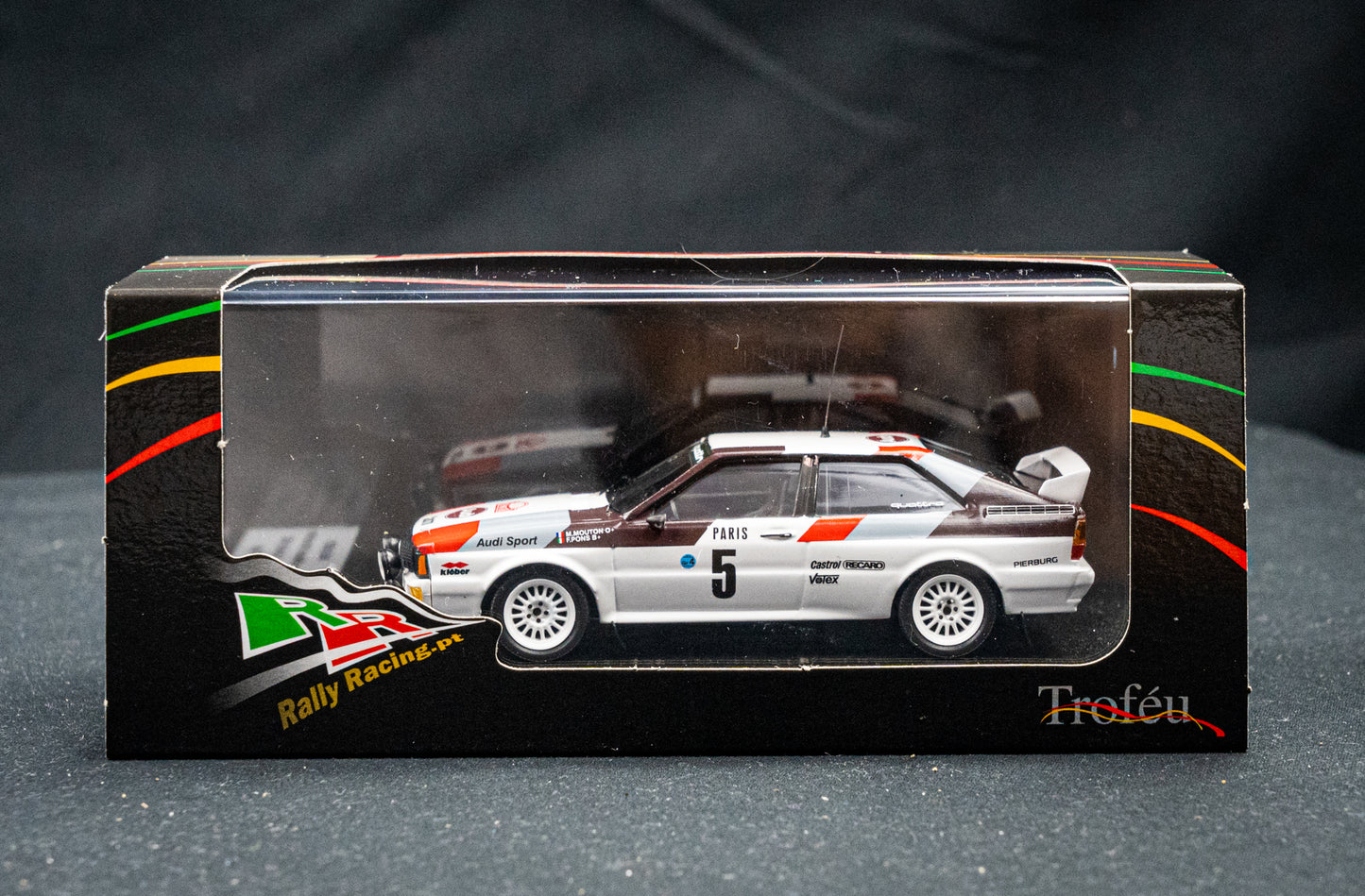 Audi Quattro lim. edition 1/150 Stk. #5 M. Mouton / F. Pons Rallye Monte Carlo 1982