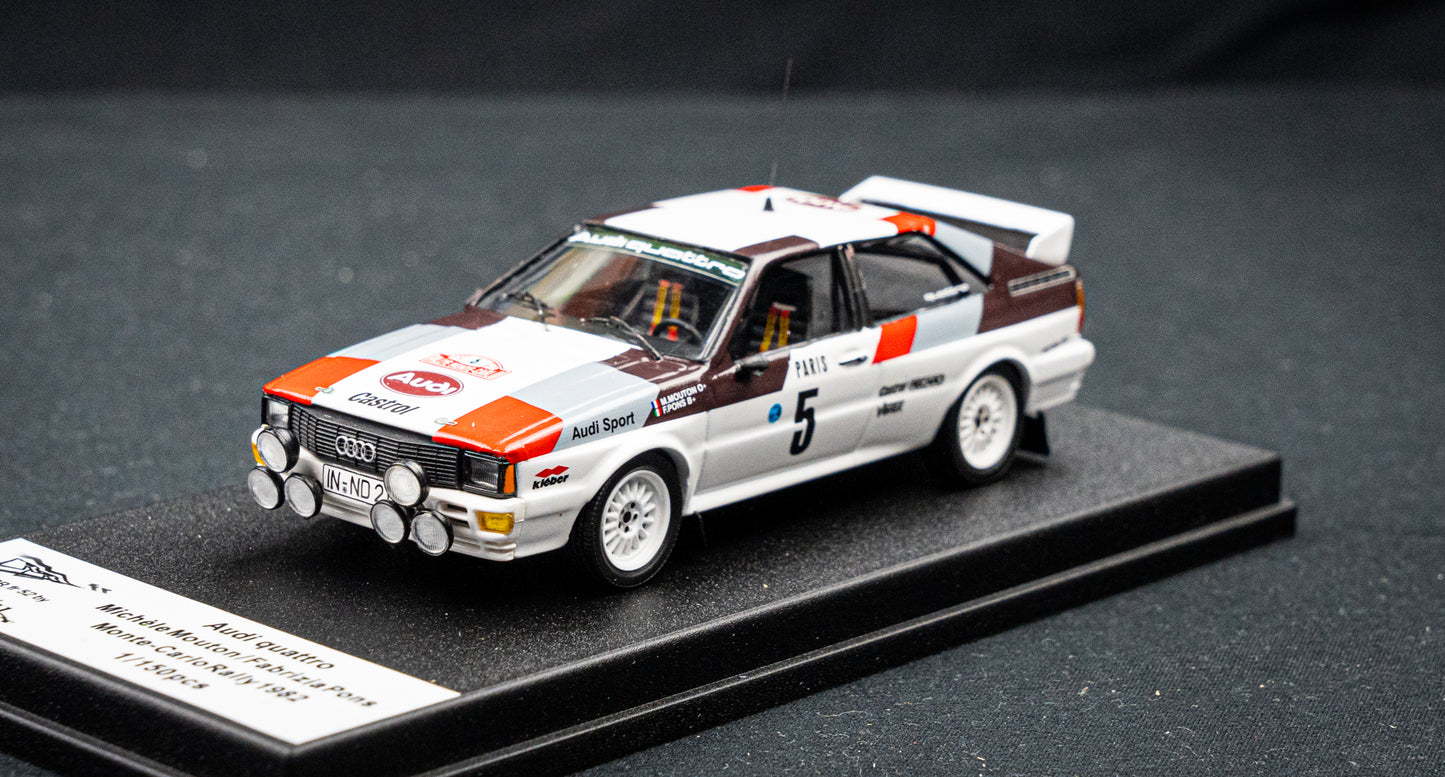Audi Quattro lim. edition 1/150 Stk. #5 M. Mouton / F. Pons Rallye Monte Carlo 1982
