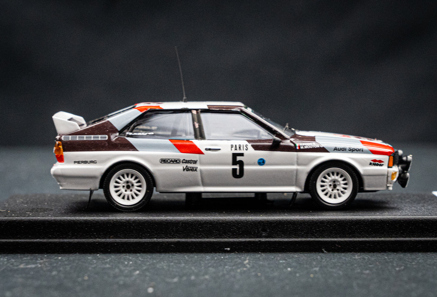 Audi Quattro lim. edition 1/150 Stk. #5 M. Mouton / F. Pons Rallye Monte Carlo 1982