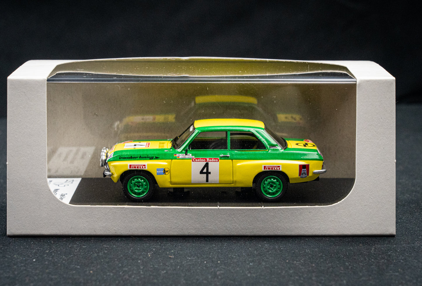 Opel Ascona DSN lim. edition 1/150 Stk. #4 W. Röhrl / J. Berger Alpenfahrt 1973
