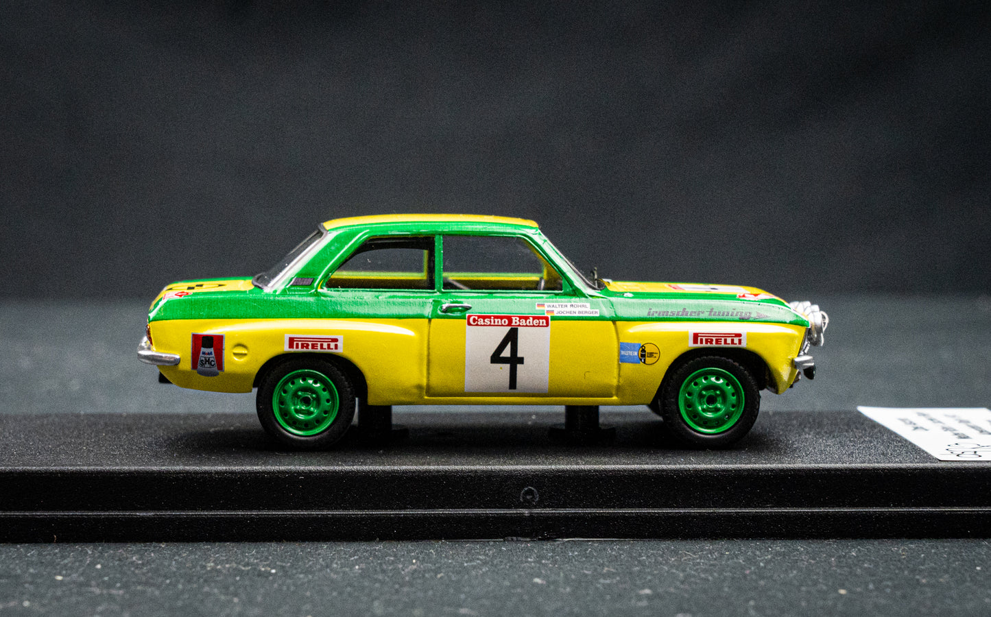 Opel Ascona DSN lim. edition 1/150 Stk. #4 W. Röhrl / J. Berger Alpenfahrt 1973