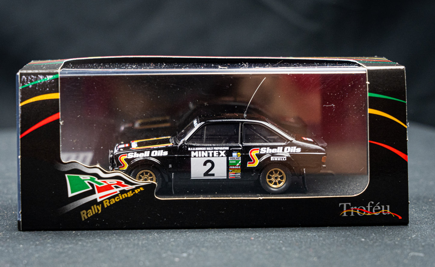 Ford Escort Mk2 lim. 1/150 Stk. #2 A. Vatanen / N. Wilson 3rd Mintex Rallye 1982
