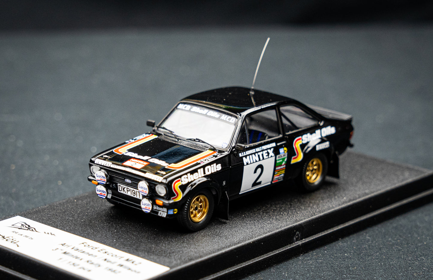 Ford Escort Mk2 lim. 1/150 Stk. #2 A. Vatanen / N. Wilson 3rd Mintex Rallye 1982