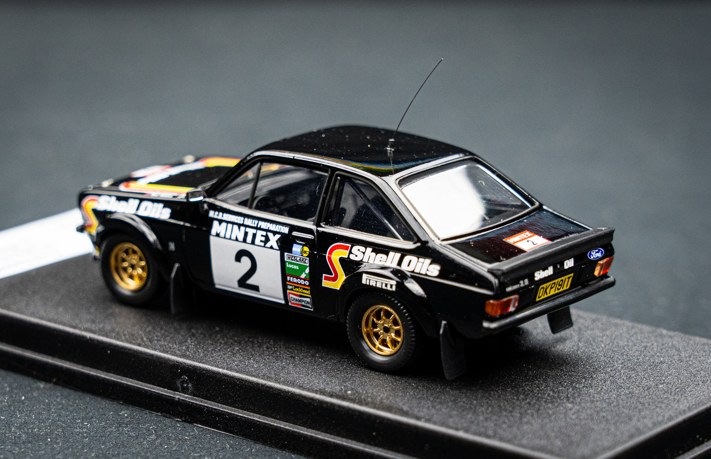 Ford Escort Mk2 lim. 1/150 Stk. #2 A. Vatanen / N. Wilson 3rd Mintex Rallye 1982