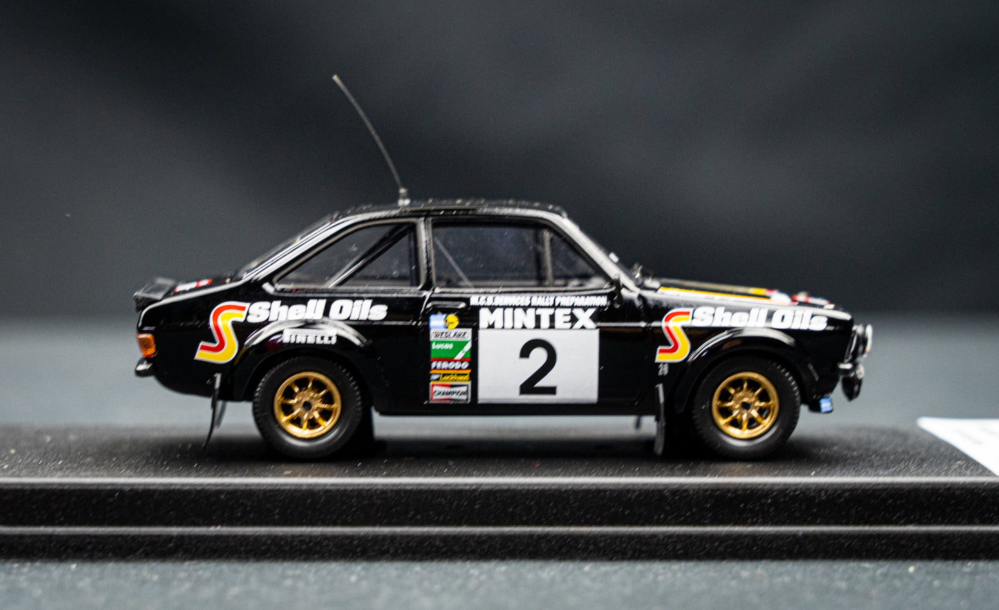 Ford Escort Mk2 lim. 1/150 Stk. #2 A. Vatanen / N. Wilson 3rd Mintex Rallye 1982