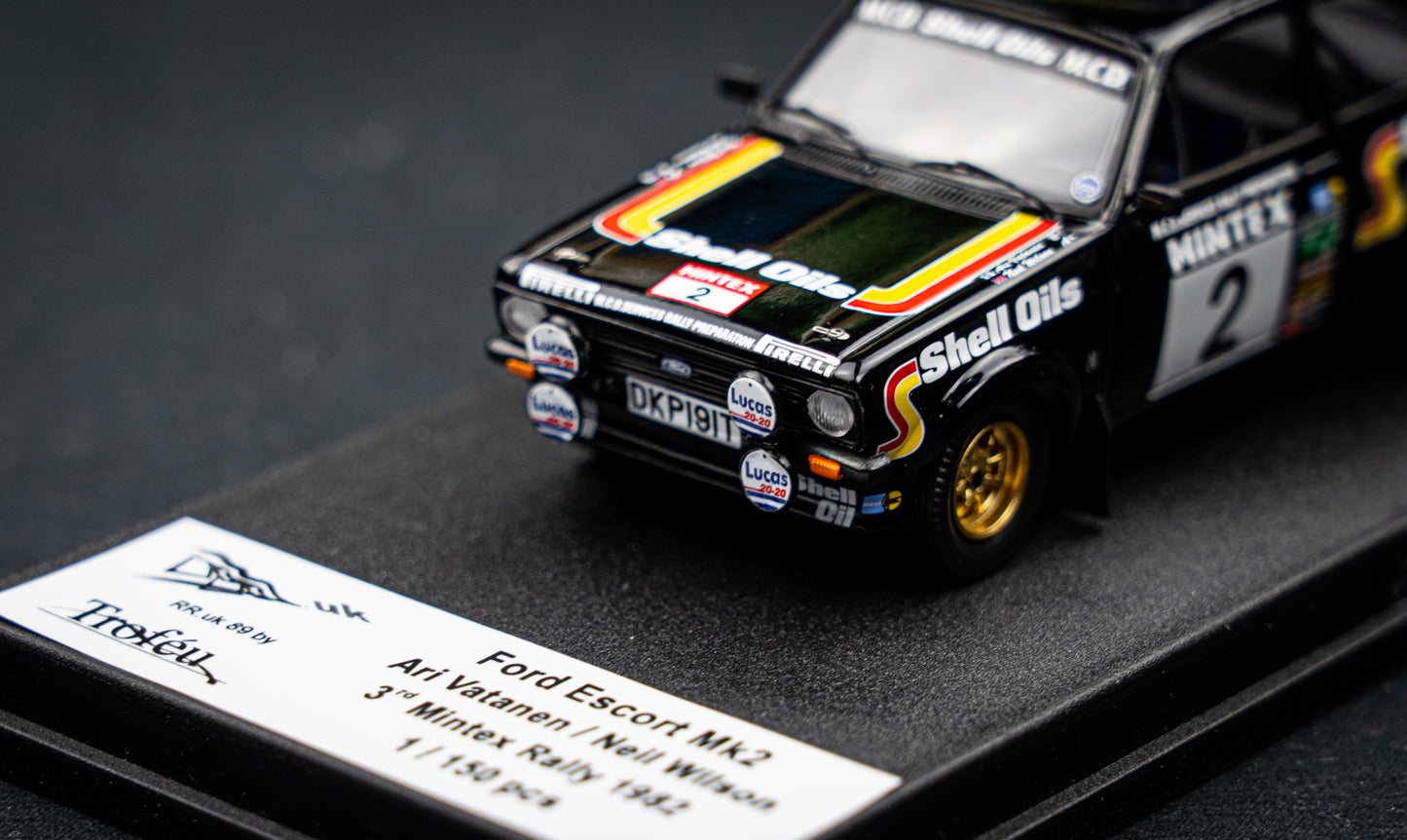 Ford Escort Mk2 lim. 1/150 Stk. #2 A. Vatanen / N. Wilson 3rd Mintex Rallye 1982