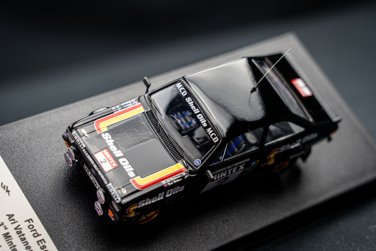 Ford Escort Mk2 lim. 1/150 Stk. #2 A. Vatanen / N. Wilson 3rd Mintex Rallye 1982