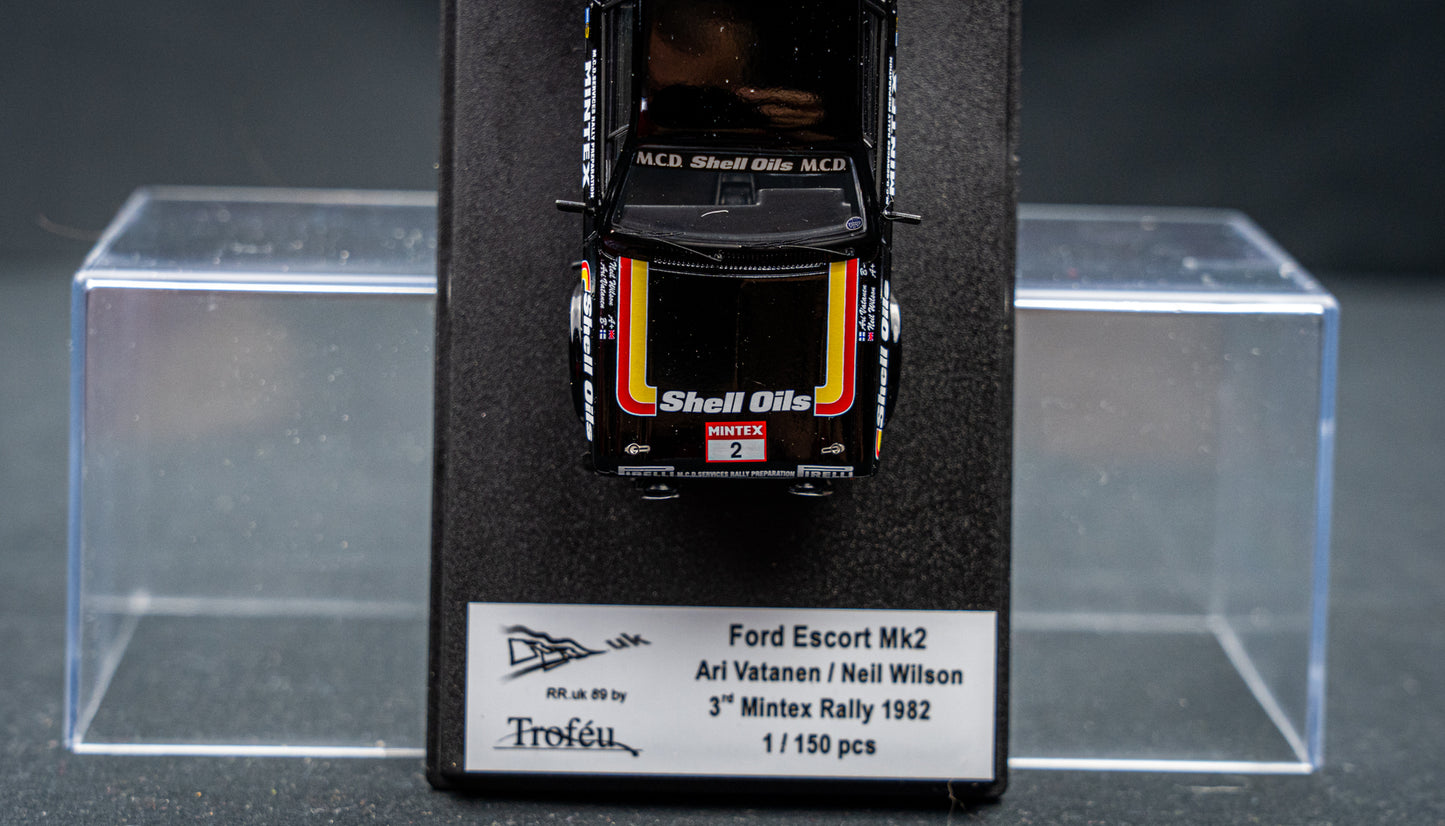 Ford Escort Mk2 lim. 1/150 Stk. #2 A. Vatanen / N. Wilson 3rd Mintex Rallye 1982