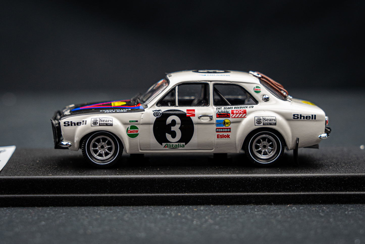 Ford Escort Mk1 lim. 1/150 Stk. #3 R.C. Hillyar / J. Aird 4th Safari Rallye 1971