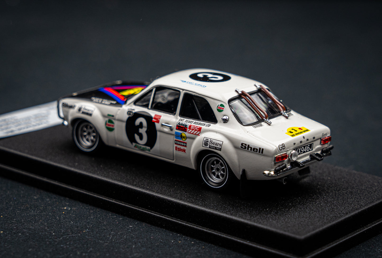 Ford Escort Mk1 lim. 1/150 Stk. #3 R.C. Hillyar / J. Aird 4th Safari Rallye 1971