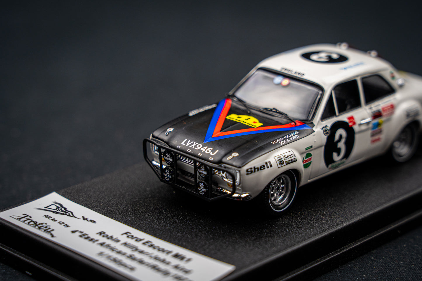 Ford Escort Mk1 lim. 1/150 Stk. #3 R.C. Hillyar / J. Aird 4th Safari Rallye 1971