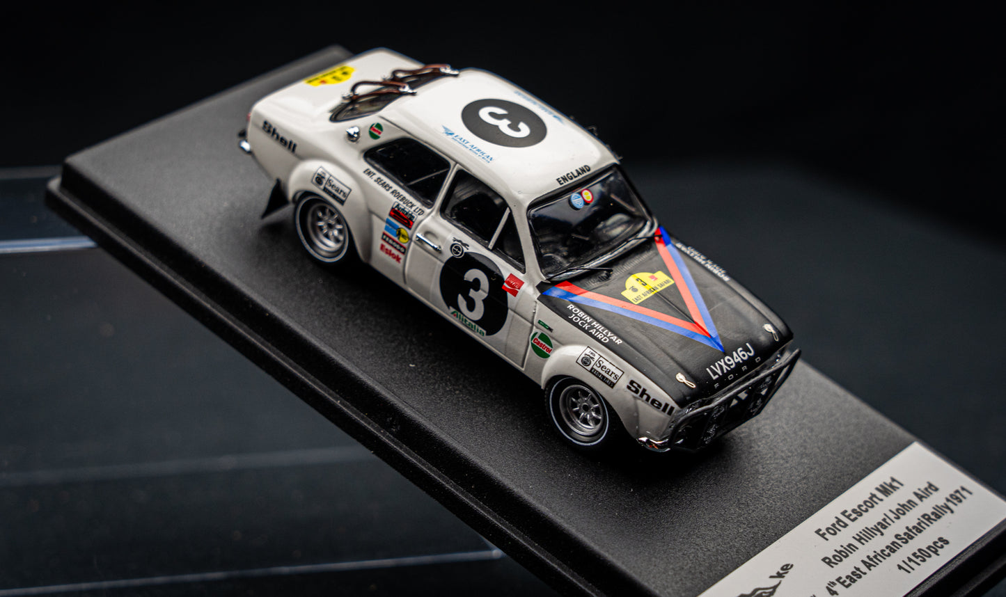Ford Escort Mk1 lim. 1/150 Stk. #3 R.C. Hillyar / J. Aird 4th Safari Rallye 1971
