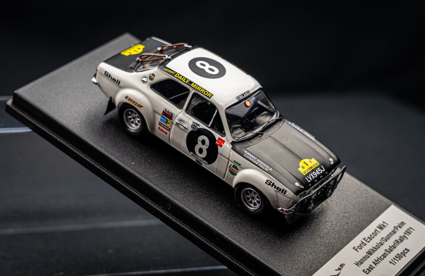 Ford Escort Mk1 lim. 1/150 Stk. #8 H. Mikkola / G. Palm Safari Rallye 1971