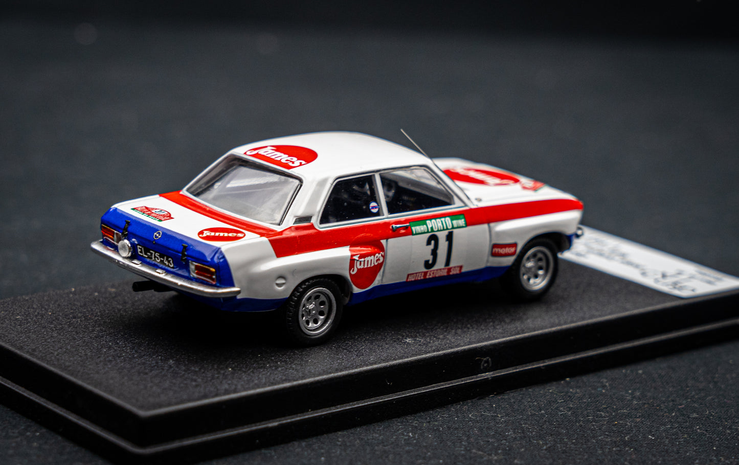 Opel Ascona lim. edition 1/150 Stk. #31 J. Ortigao / M. Sottomayor Portugal Rallye 1978 DSN