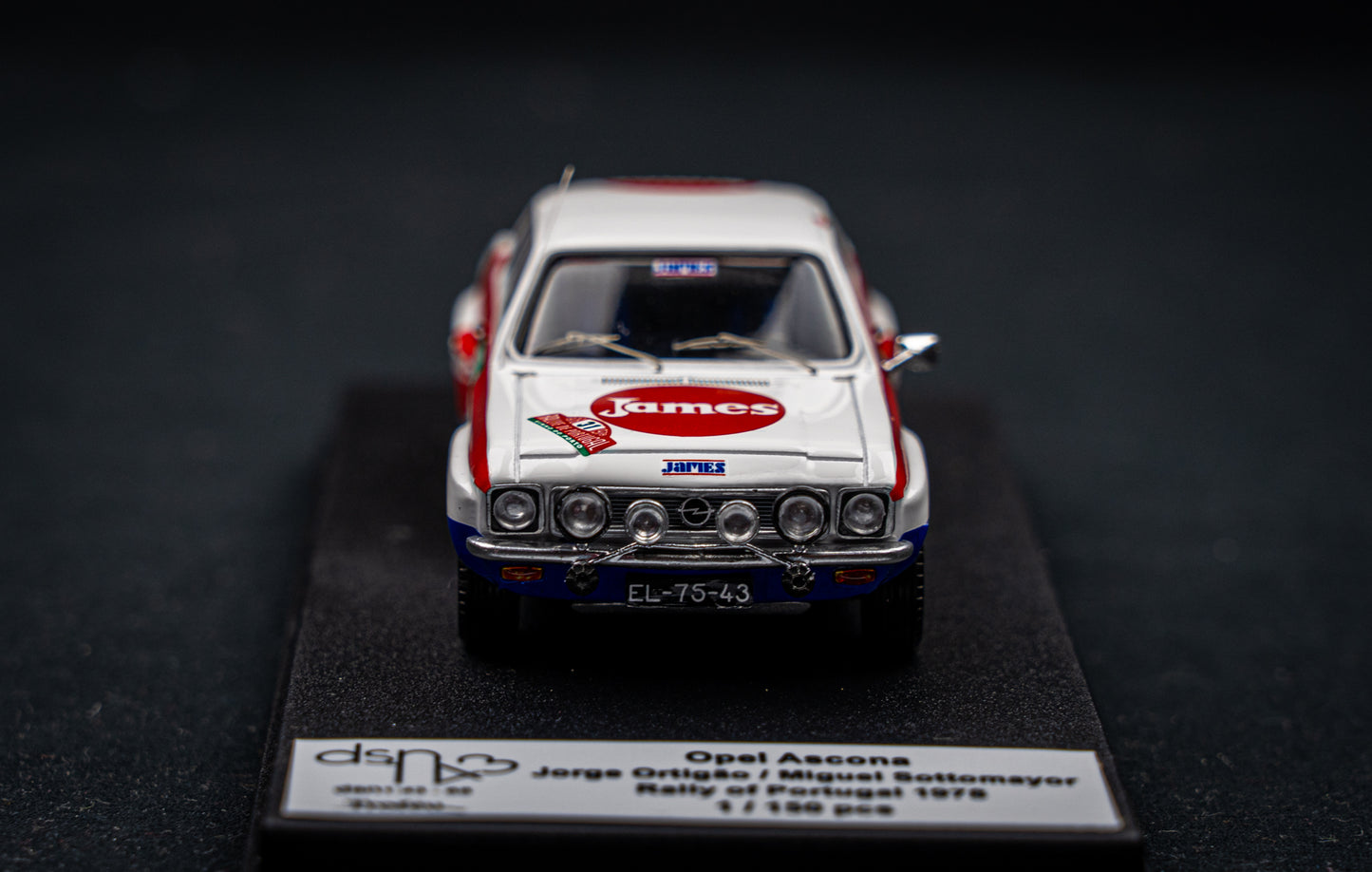 Opel Ascona lim. edition 1/150 Stk. #31 J. Ortigao / M. Sottomayor Portugal Rallye 1978 DSN